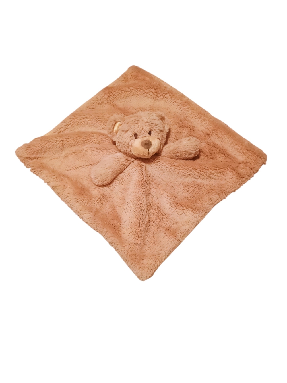 Kellytoy Plush Bear Lovey Security Blanket - Tan